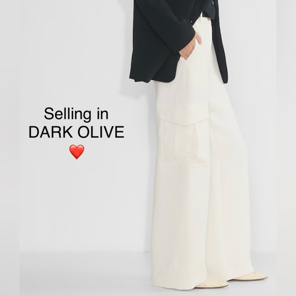 EUC - Aritzia Wilfred Bridger Cargo Pant - Colour Dark Olive - Size 2